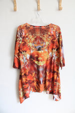 One World Orange Jack-O-Lantern Top | 2X
