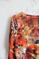 One World Orange Jack-O-Lantern Top | 2X