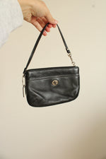 Coach Y2K Kisslock Leather Wristlet Wallet