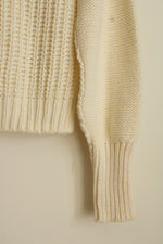 NEW Free People Cream Color Soft Knit Sweater | S