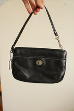 Coach Y2K Kisslock Leather Wristlet Wallet