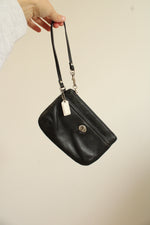 Coach Y2K Kisslock Leather Wristlet Wallet