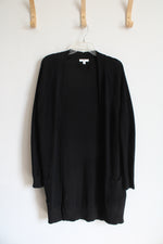 BP. Black Cotton Cardigan | S