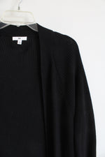 BP. Black Cotton Cardigan | S
