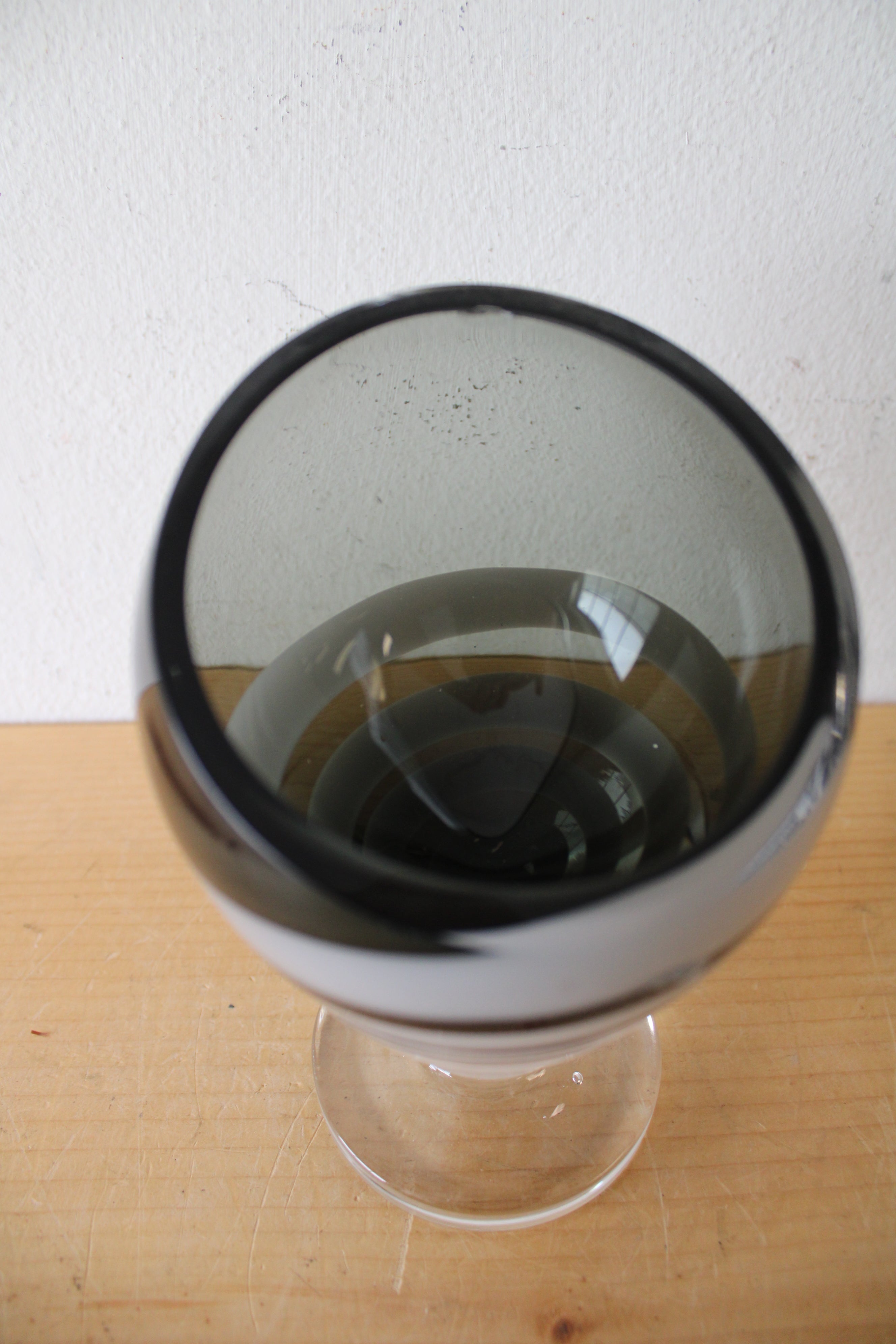 Black & White Swirl Pedestal Dish