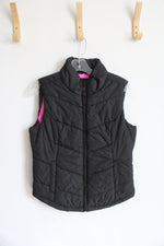 Aeropostale Black Puffer Vest | M