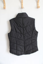 Aeropostale Black Puffer Vest | M