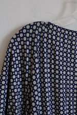 Gap Blue and White Polka Dot Dress | L