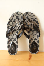 Coach Samira Logo Rose Y2K Flip Flops | Size 9.5