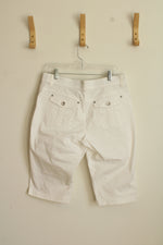 Lee Comfort Waistband White Bermuda Shorts | 12P