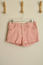 Regeneration by Celebrity Pink Light Pink Cuffed Shorts | 7