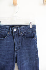 Express High Rise Stretch Dark Wash Jeans | 00L