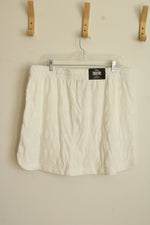 NEW Disney White Mickey Mouse Terry Skirt | L