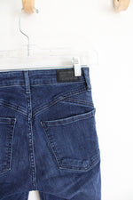 Express High Rise Stretch Dark Wash Jeans | 00L