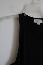 Ann Taylor Loft Black Floral Dress | M