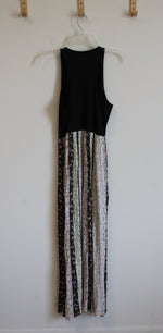 Ann Taylor Loft Black Floral Dress | M