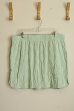 NEW Disney Light Green Mickey Mouse Terry Skirt | L