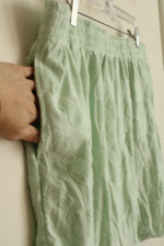 NEW Disney Light Green Mickey Mouse Terry Skirt | L