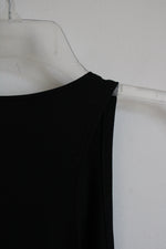 Ann Taylor Loft Black Floral Dress | M