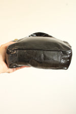 Coach Black Knot Patent Leather Mini Y2K Purse