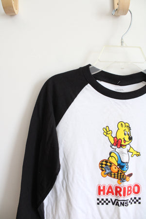 NEW Vans Classic Fit Haribo Black & White Baseball Tee | Youth M (10/12)