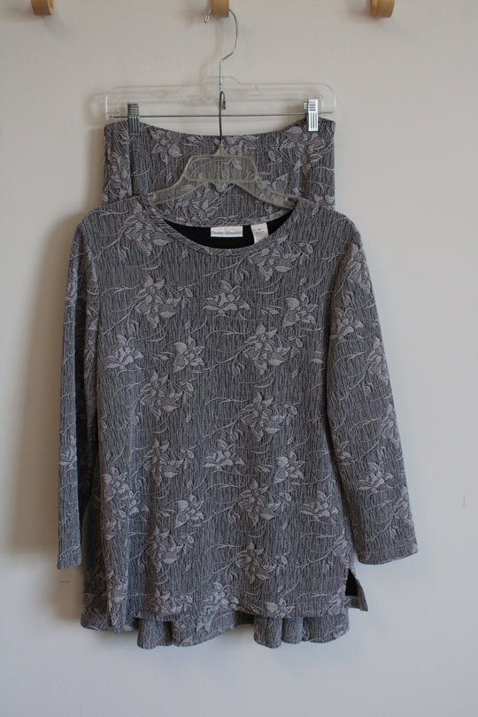 Draper's and Damon's Silver Floral Set | M