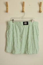 NEW Disney Light Green Mickey Mouse Terry Skirt | L