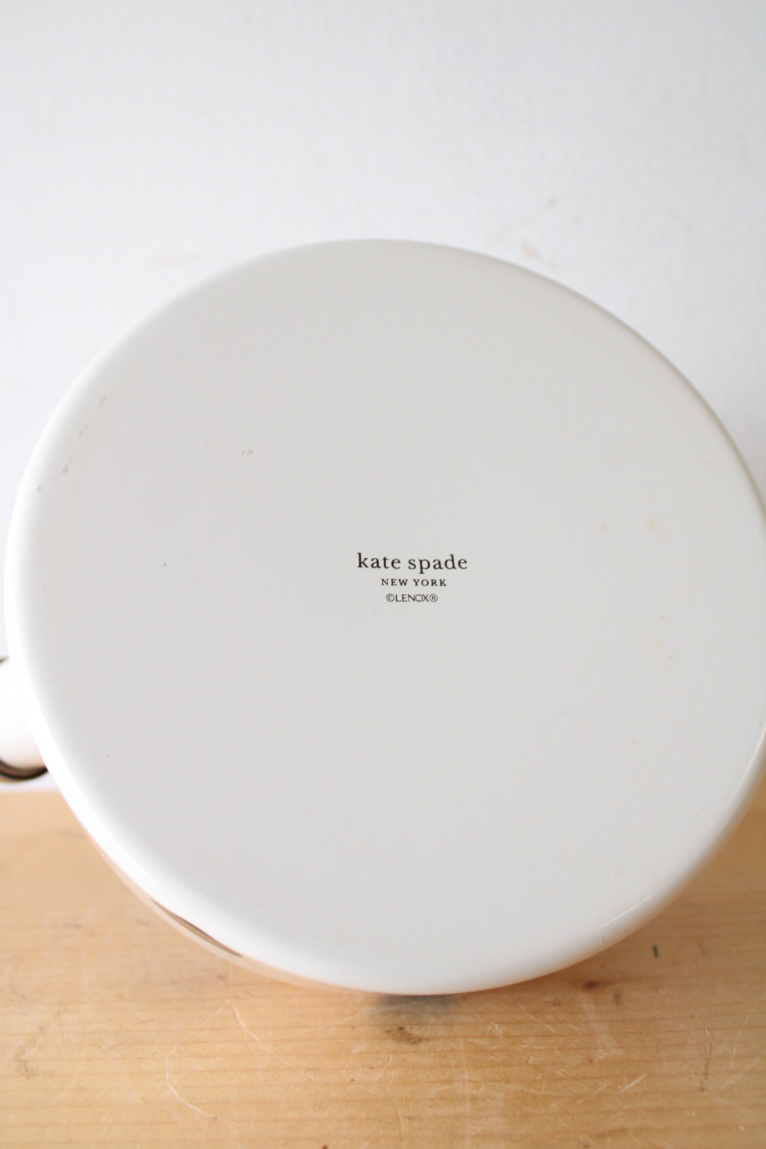 Kate Spade Deco Dot White & Black Polka Dot Tea Kettle