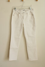 Sonoma White Denim Straight Leg Pants | 10