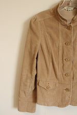 St. John's Bay Tan Corduroy Jacket | M Petite