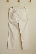 Sonoma White Denim Straight Leg Pants | 10