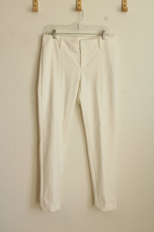 Lilly Pulitzer White Straight Leg Dress Pants | 12