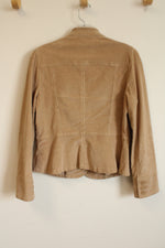 St. John's Bay Tan Corduroy Jacket | M Petite