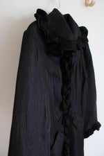 Joseph Ribkoff Black Belted Ruffle Dress | 6