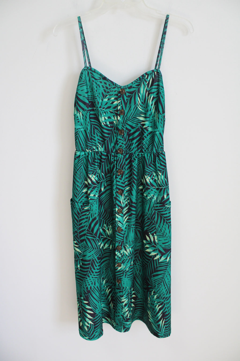 NEW Halife Green Tropical Dress | L