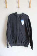 NEW Fruit Of The Loom Gray Full Zip Jacket | M