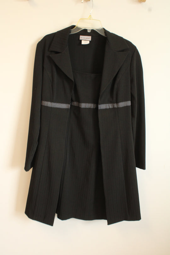 Breakin' Loose Black Dress & Jacket Set | 7/8