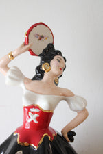 Vintage Ceramic Flamingo Dancer Figurine