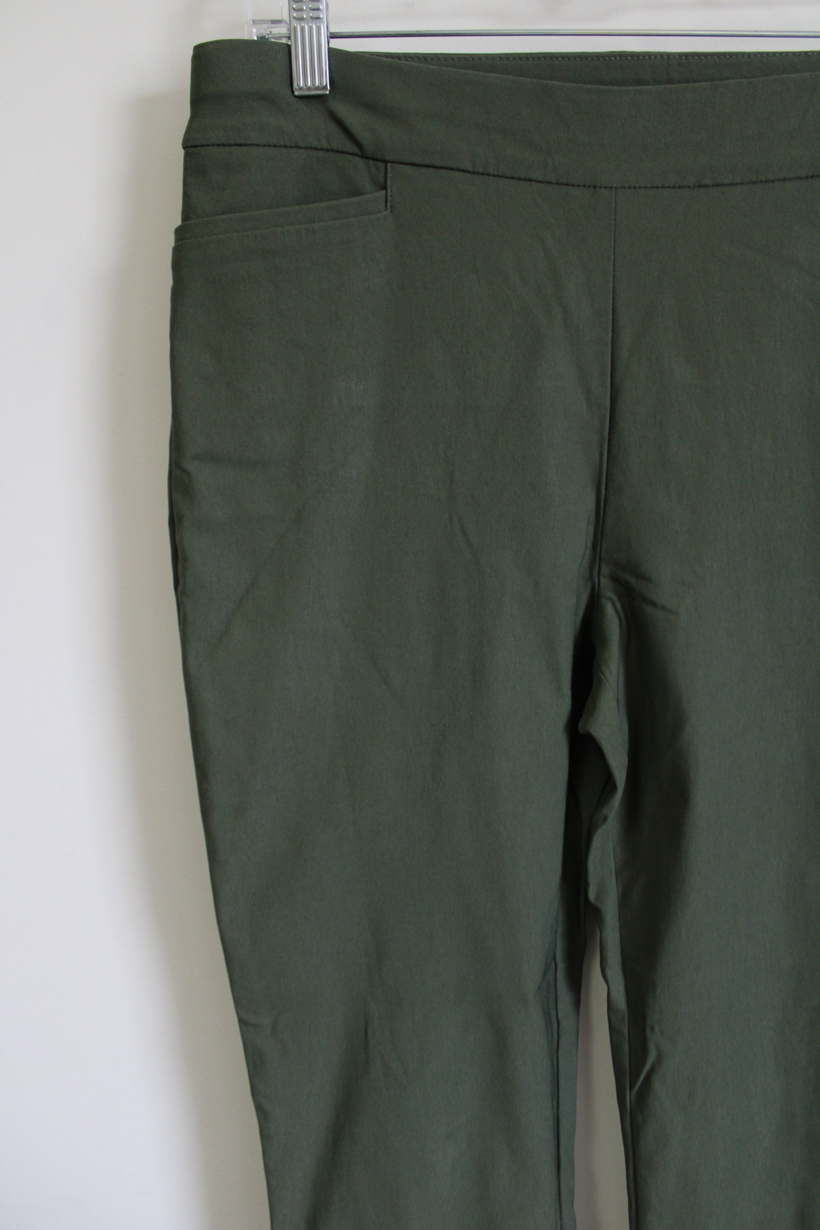 Chico's Green Stretch Ankle Pant