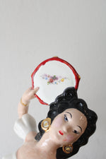 Vintage Ceramic Flamingo Dancer Figurine