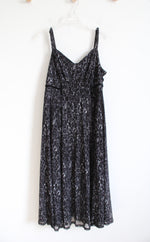 NEW Torrid Black/Gray Leopard Print Midi Dress | 1 (14/16)