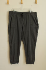 NEW Sonoma Gray Mid Rise Jogger Pants | 2XL