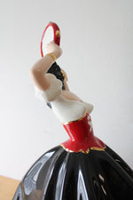 Vintage Ceramic Flamingo Dancer Figurine