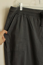 NEW Sonoma Gray Mid Rise Jogger Pants | 2XL