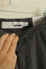 NEW Sonoma Gray Mid Rise Jogger Pants | 2XL