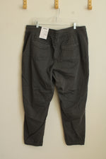 NEW Sonoma Gray Mid Rise Jogger Pants | 2XL