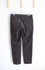 Buffalo David Bitton Supreme Mid Rise Skinny Stretch Gray Corduroy Pants | 12