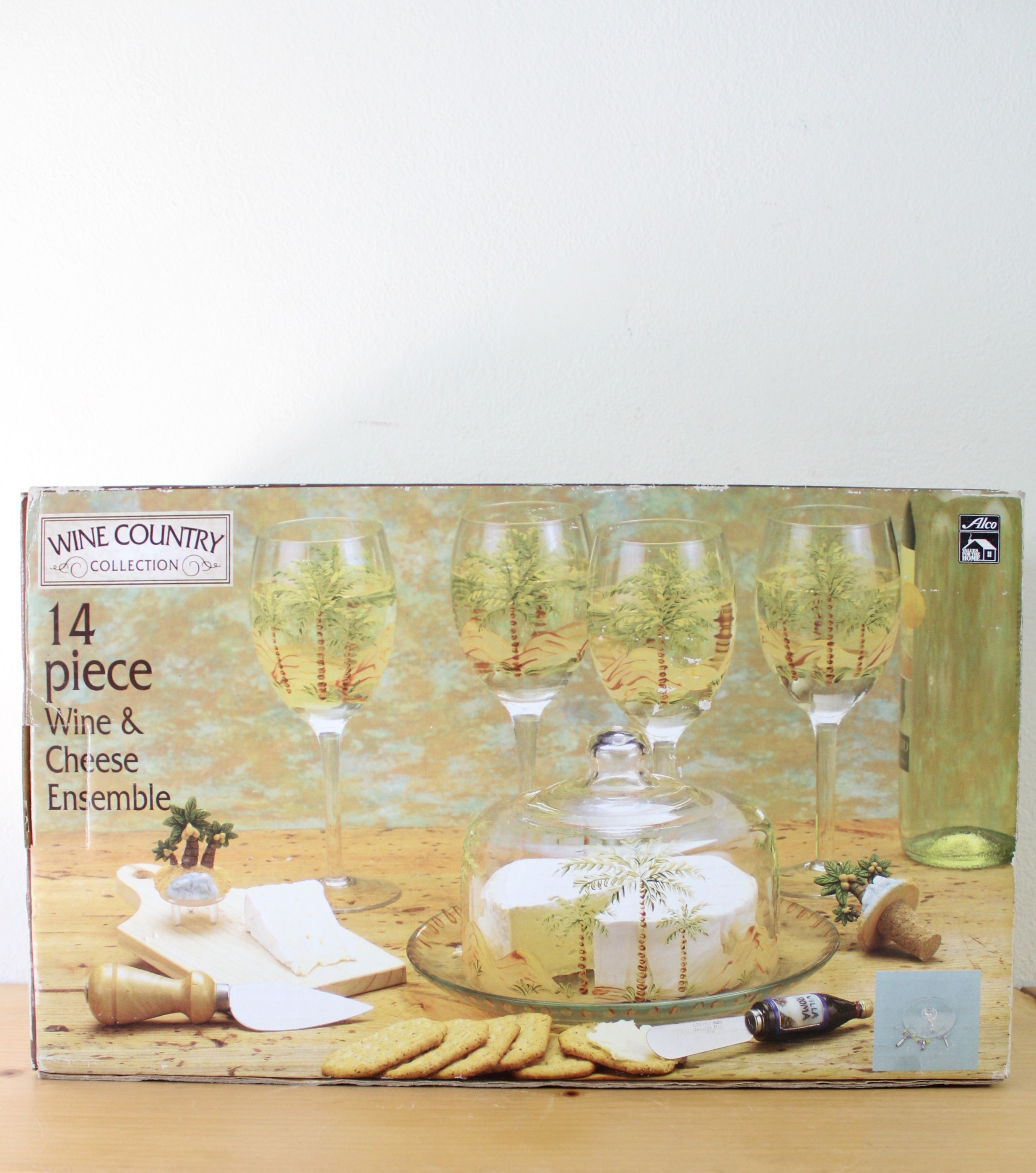 NEW Wine Country Collection 14 Piece Wine & Cheese Ensemble