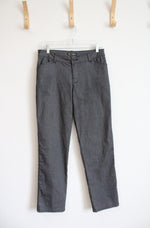 Lee Relaxed Fit Straight Mid Rise Black & White Checkered Pants | 8 Petite