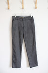 Lee Relaxed Fit Straight Mid Rise Black & White Checkered Pants | 8 Petite